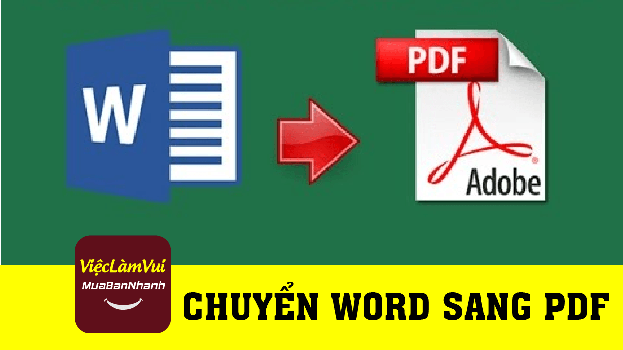 Hướng dẫn chuyển file Word sang PDF
