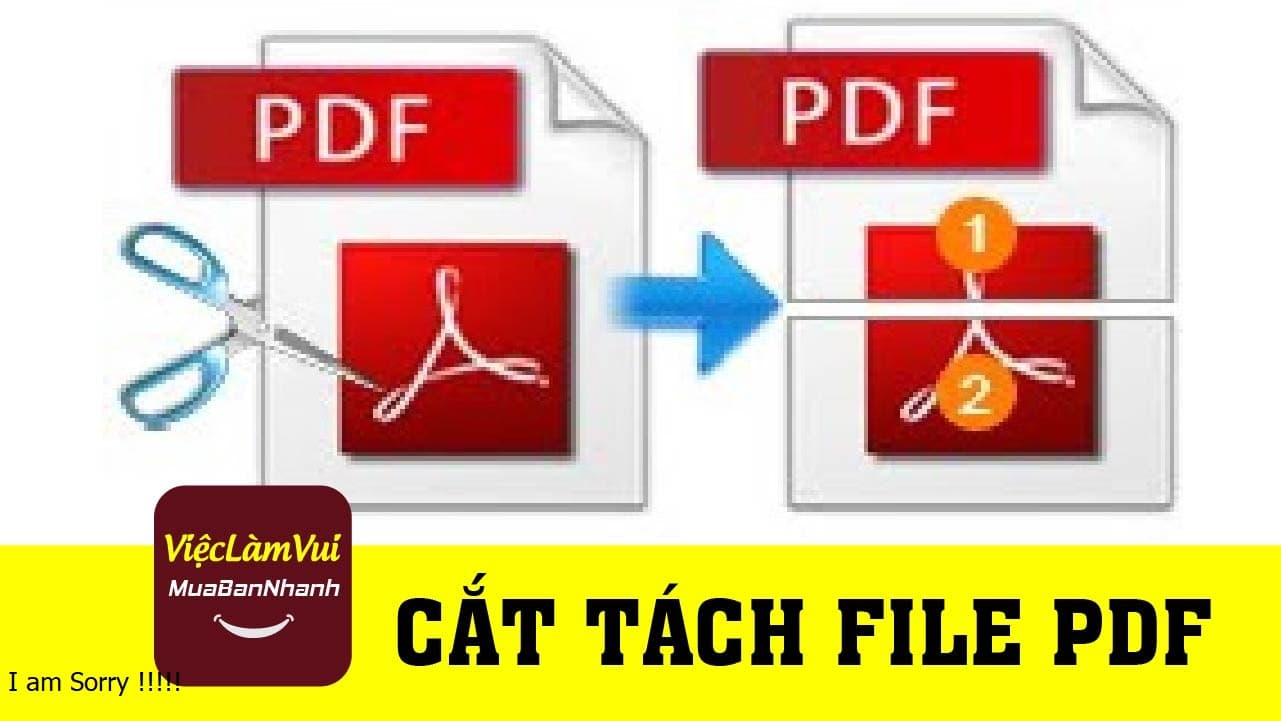 Hướng dẫn cắt tách file PDF
