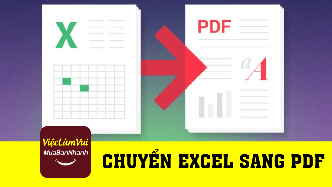 Hướng dẫn chuyển file Excel sang PDF