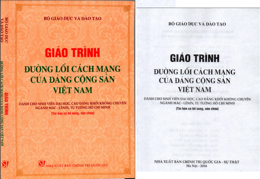 Giáo trình Đường lối cách mạng của Đảng Cộng sản Việt Nam PDF