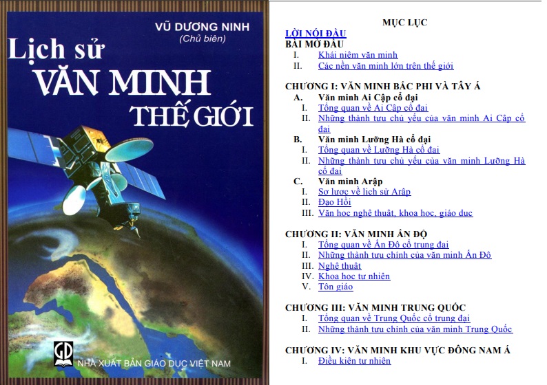 Giáo trình Lịch sử văn minh thế giới PDF