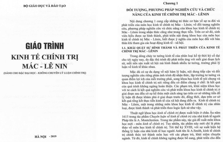 Giáo trình Kinh tế Chính trị PDF
