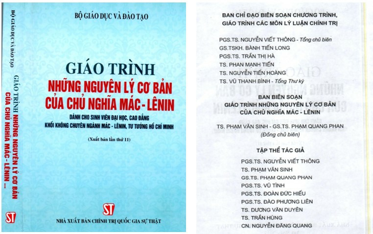 Giáo trình những nguyên lý cơ bản của chủ nghĩa Mác Lênin PDF