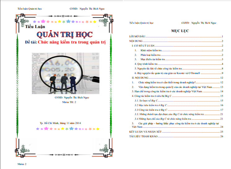 Top 5 tiểu luận Quản trị học mẫu hay, ấn tượng nhất