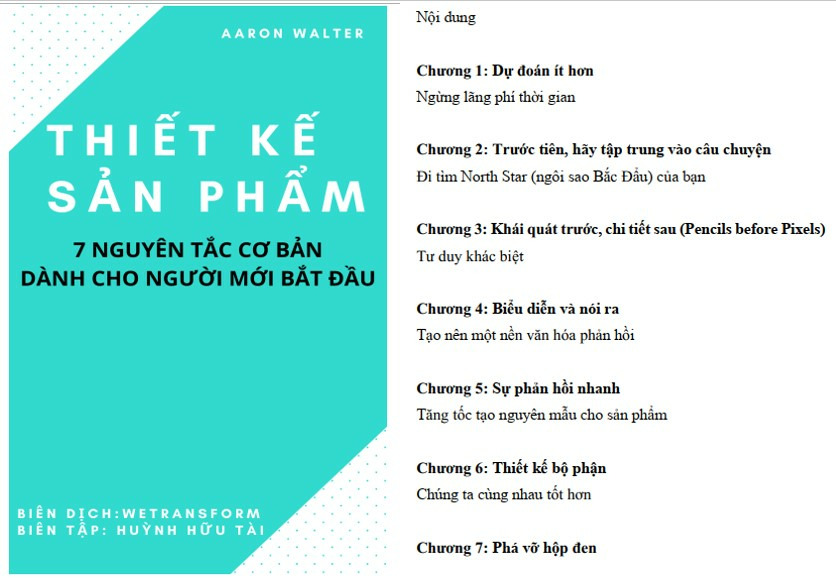 Quy trình thiết kế sản phẩm - Những kinh nghiệm quý giá nhất