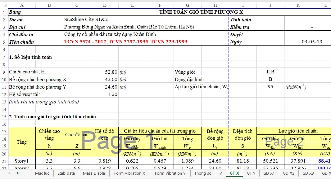 Hình ảnh sheet GT X