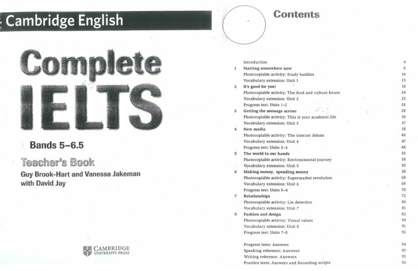 Complete IELTS Bands 5-6.5 Teacher's Book PDF