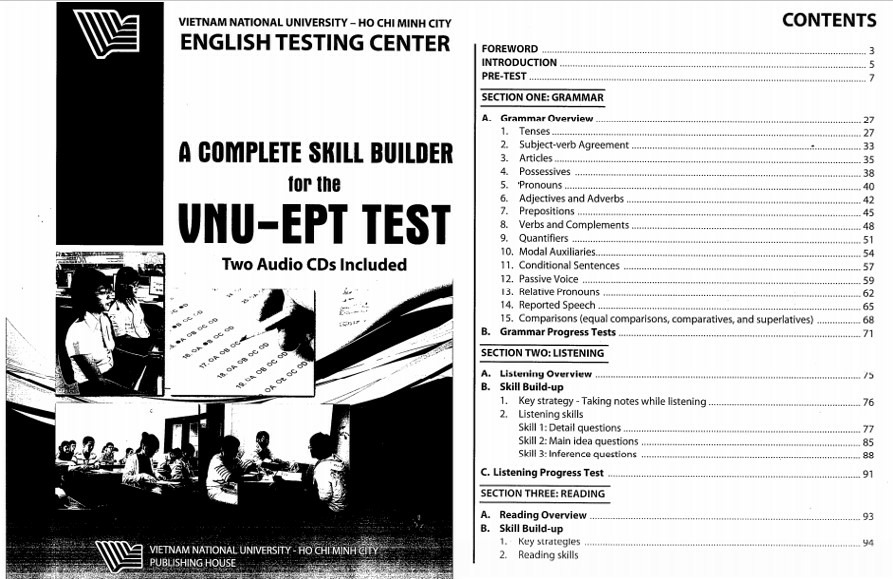 A Complete Skill Builder For The VNU-EPT Test PDF - ViecLamVui