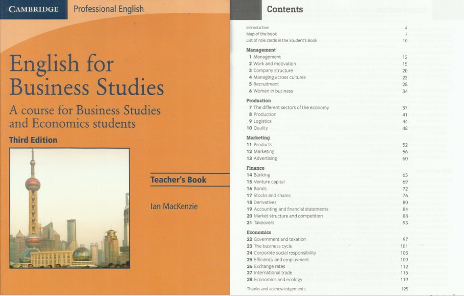 English For Business Studies Teacher's Book PDF