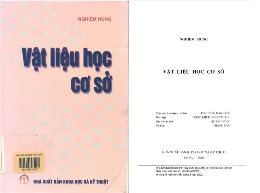 Vật liệu học cơ sở Nghiêm Hùng PDF