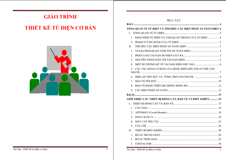 Giáo trình thiết kế tủ điện PDF