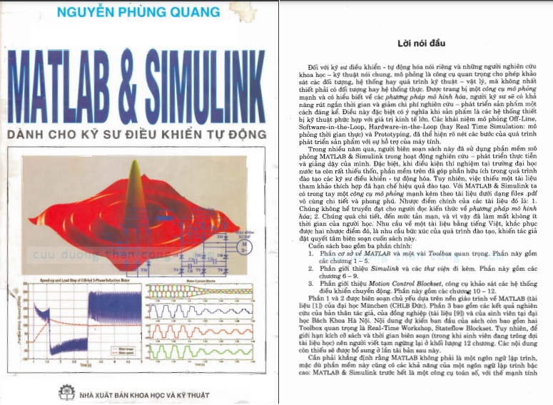 Giáo trình Matlab Simulink Nguyễn Phùng Quang PDF