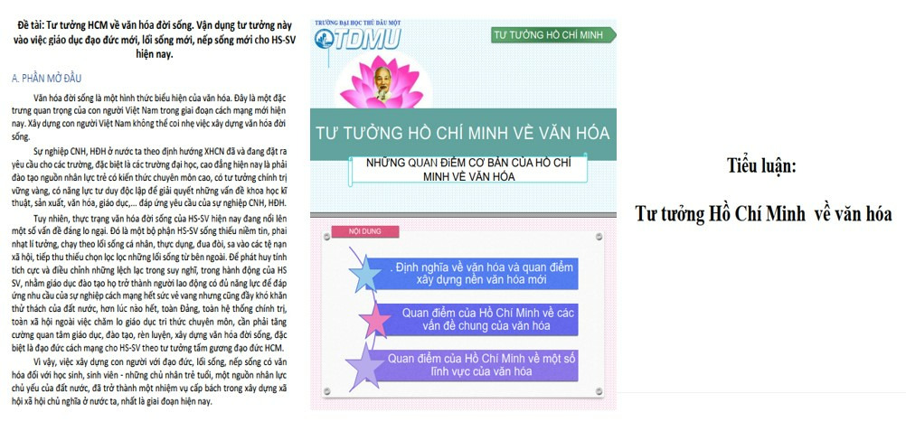 99+ Tiểu luận tư tưởng Hồ Chí Minh về văn hoá hay nhất