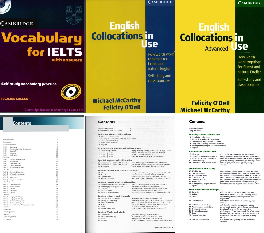 Tải full bộ sách English Collocation In Use PDF