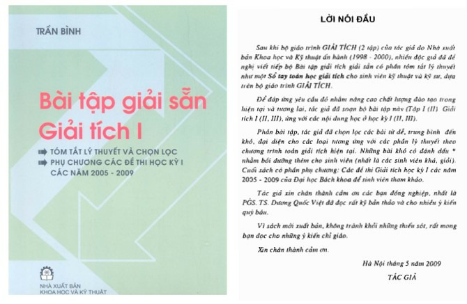 Bài tập giải tích 1 PDF