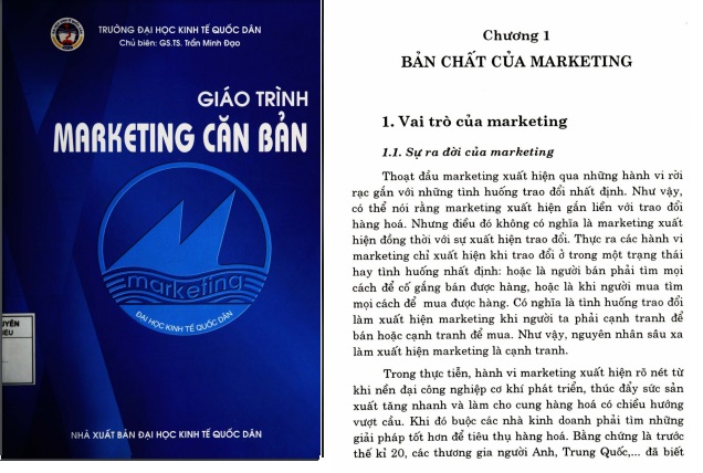 Giáo trình Marketing căn bản Đại Học Kinh Tế Quốc Dân