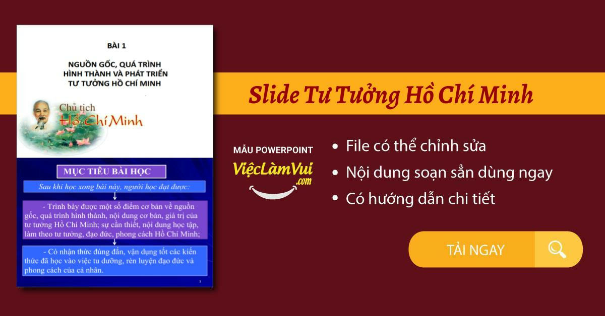 Slide Tư tưởng Hồ Chí Minh - ViecLamVui