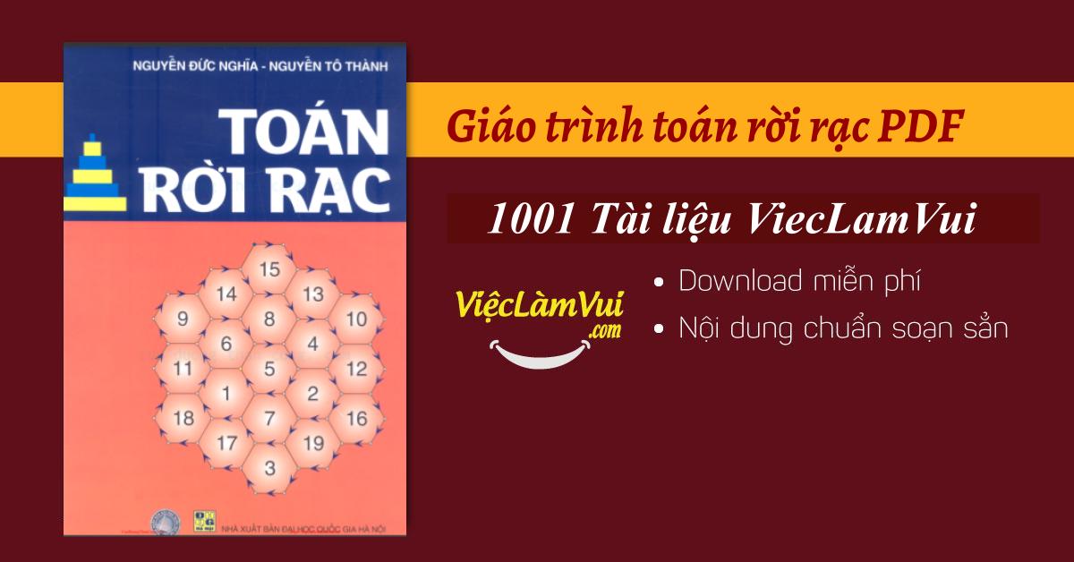 Giáo trình toán rời rạc PDF