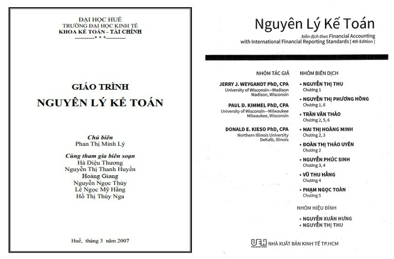 Giáo trình nguyên lý kế toán PDF