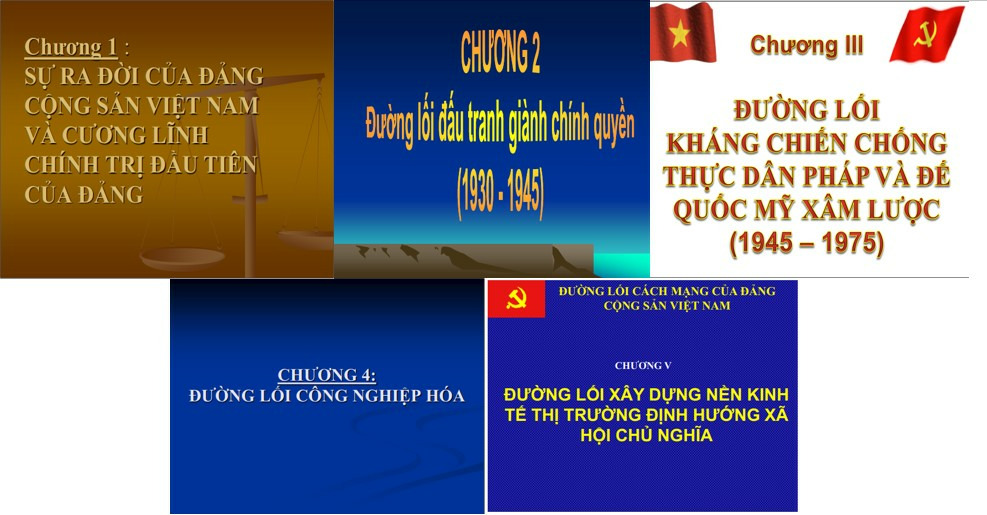 Slide bài giảng đường lối cách mạng của Đảng Cộng sản Việt Nam