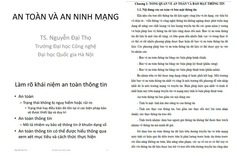 Giáo trình an ninh mạng PDF