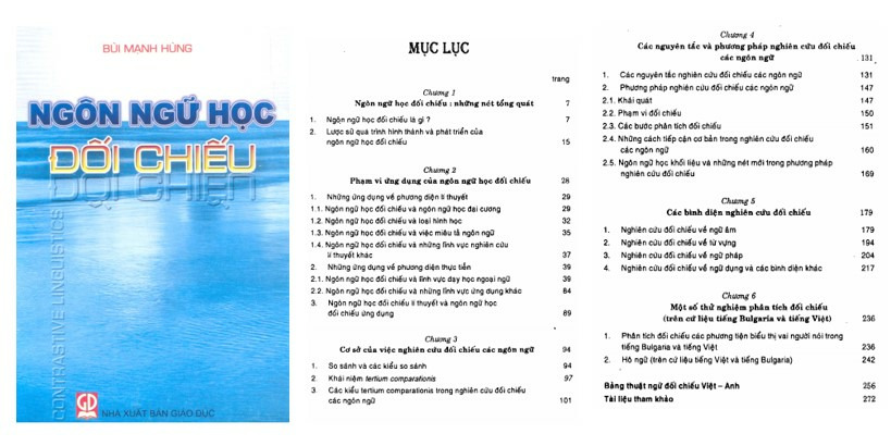 Ebook Ngôn ngữ học đối chiếu Bùi Mạnh Hùng