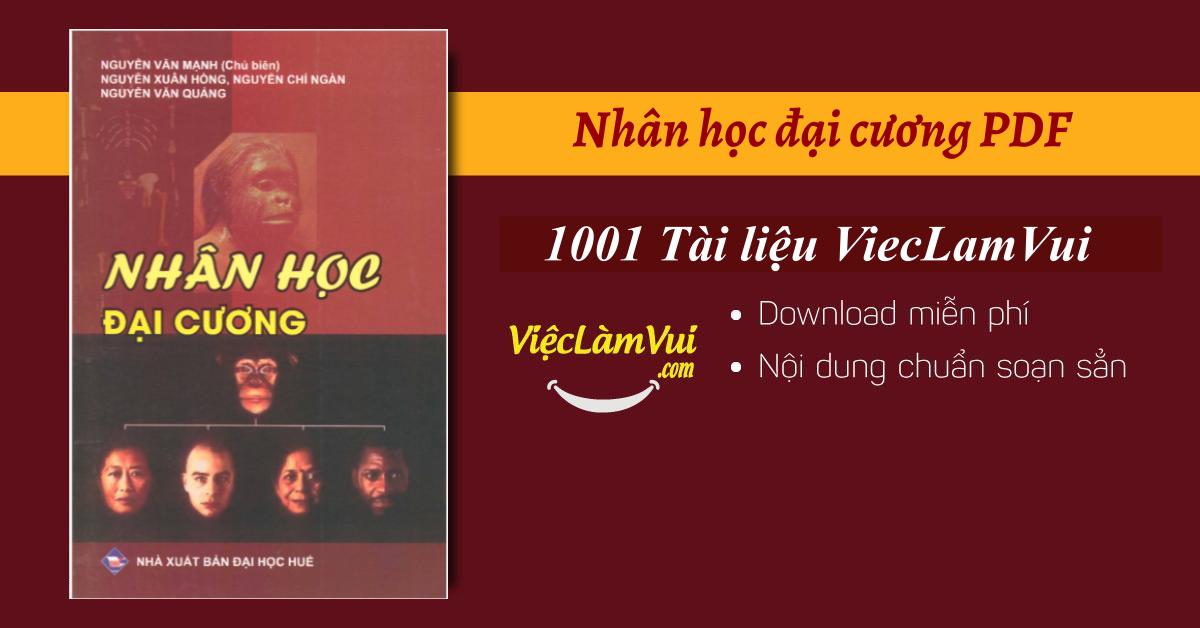 Nhân học đại cương PDF