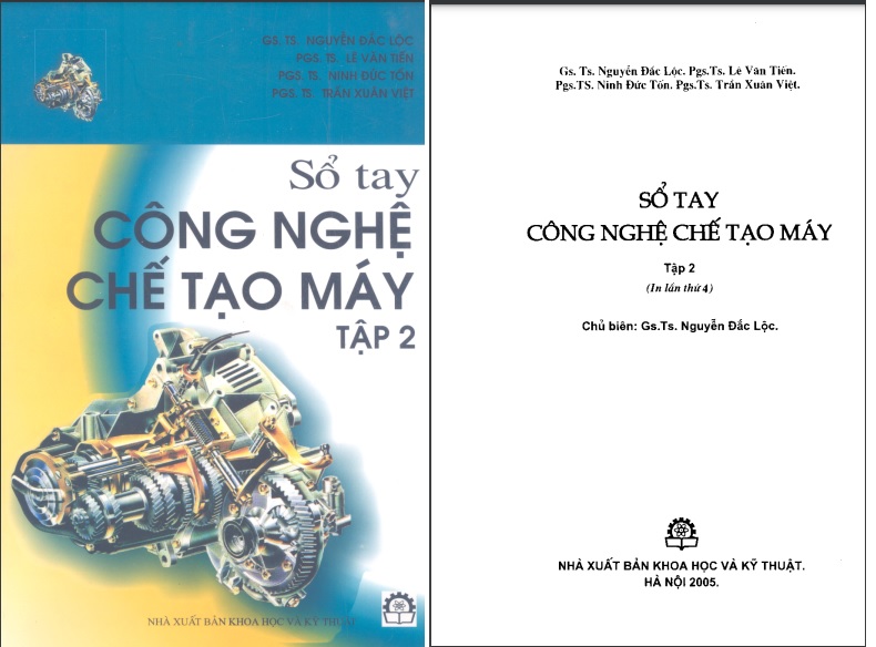 Sổ tay công nghệ chế tạo máy tập 2 PDF