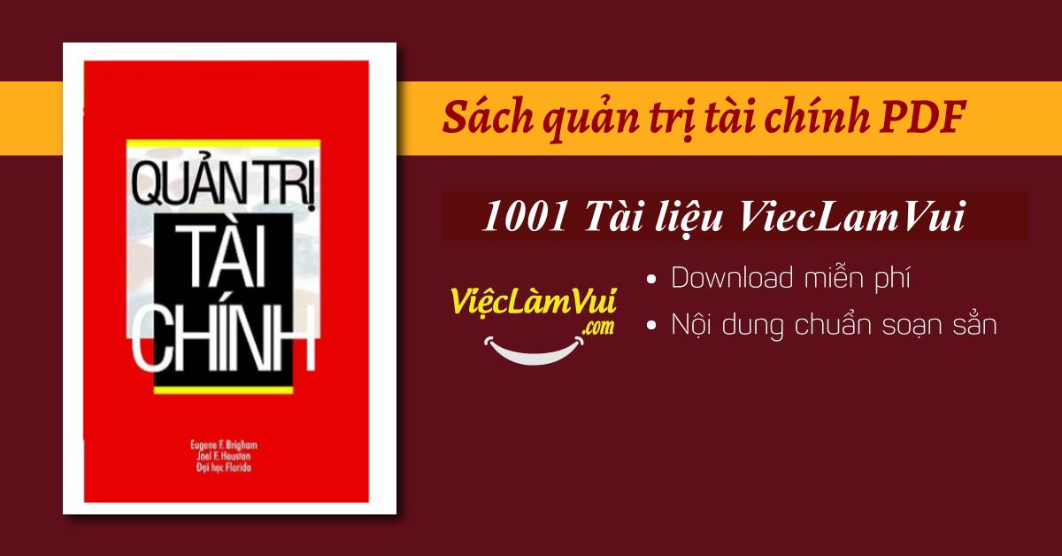 Sách quản trị tài chính PDF