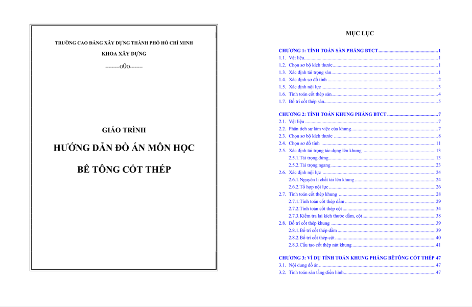 Hướng dẫn đồ án bê tông cốt thép 1 Võ Bá Tầm