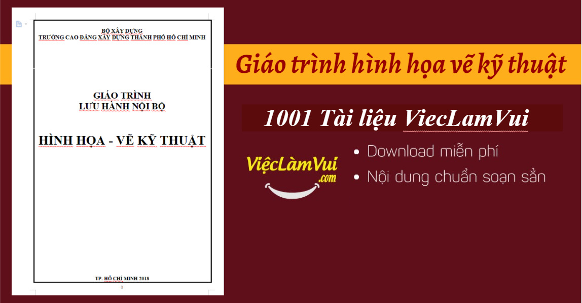 Giáo trình hình họa vẽ kỹ thuật