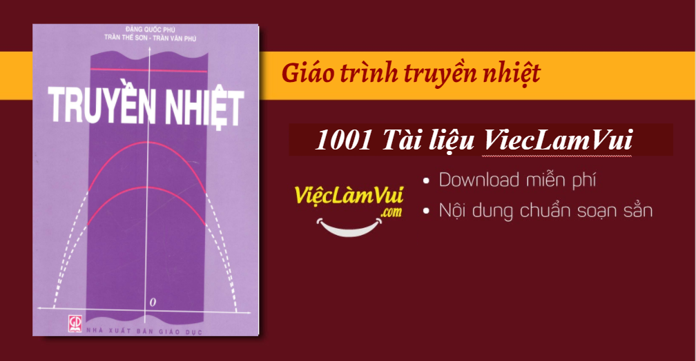 Giáo trình truyền nhiệt PDF