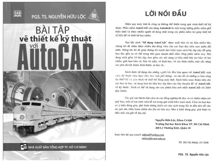Bài tập Autocad có lời giải PDF