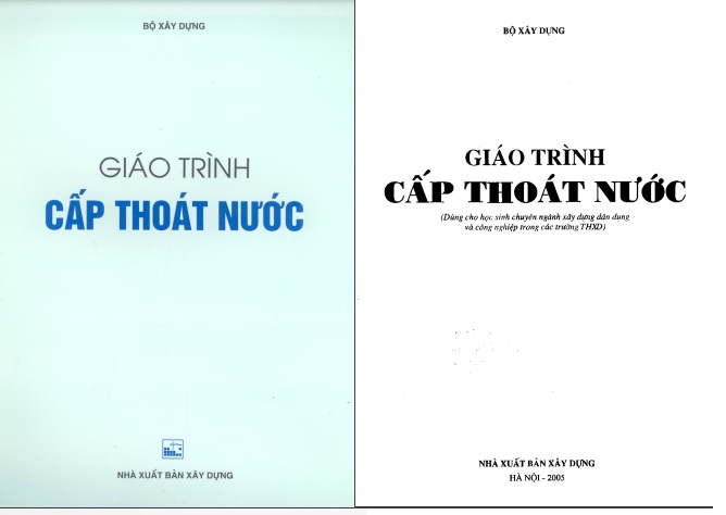 Giáo trình cấp thoát nước PDF