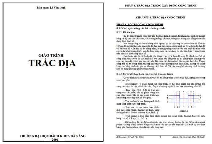 Giáo trình trắc địa công trình PDF