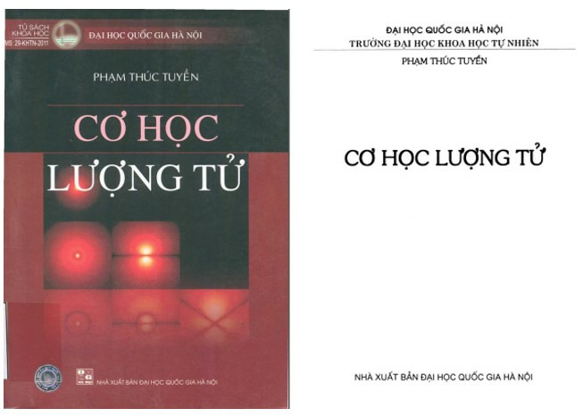 Giáo trình cơ học lượng tử PDF