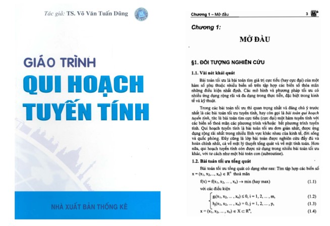 Giáo trình quy hoạch tuyến tính PDF