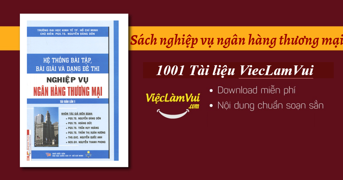 Sách nghiệp vụ ngân hàng thương mại PDF