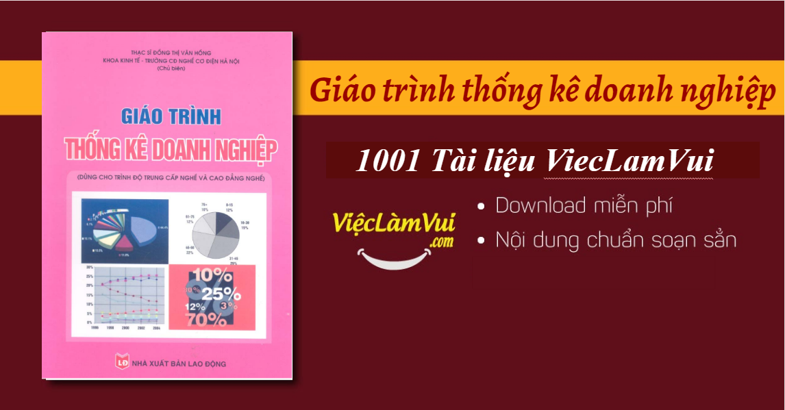 Giáo trình thống kê doanh nghiệp PDF