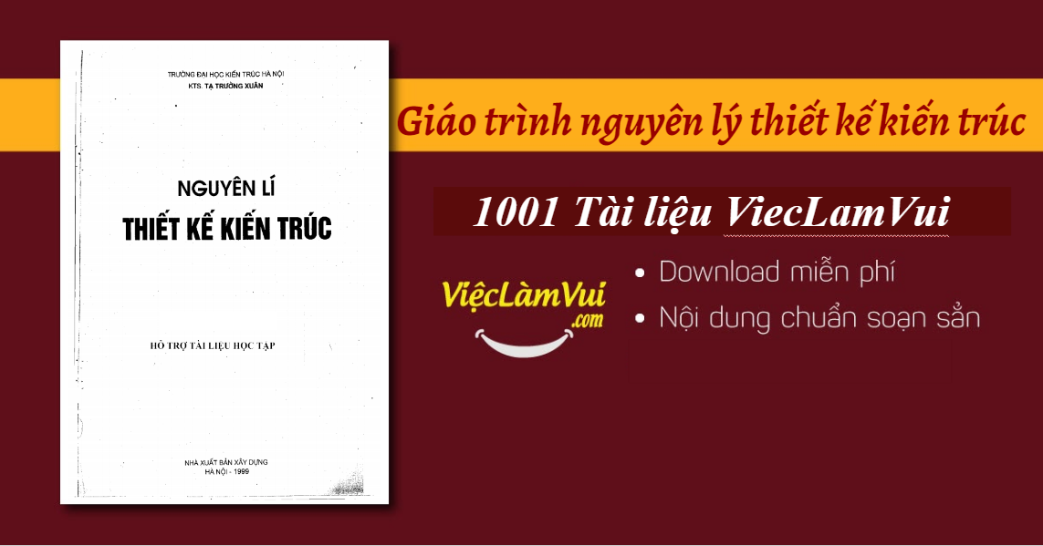 Giáo trình nguyên lý thiết kế kiến trúc PDF