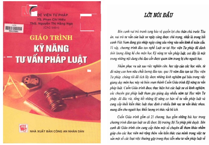 Giáo trình kỹ năng tư vấn pháp luật PDF