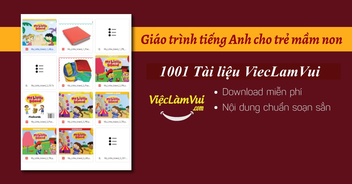 Giáo trình tiếng Anh cho trẻ mầm non