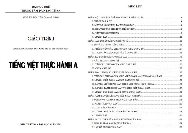 Giáo trình tiếng Việt thực hành PDF