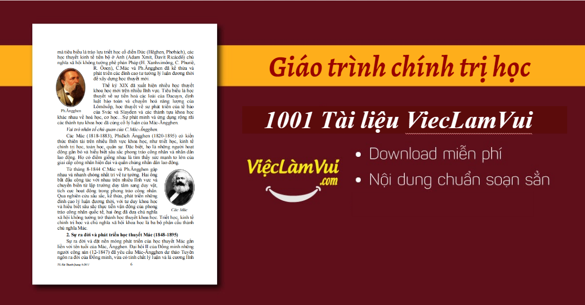 Giáo trình chính trị học PDF