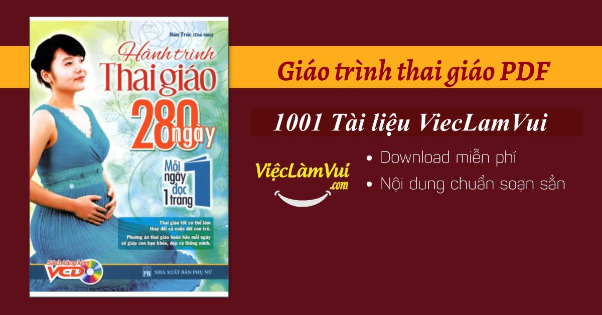 Giáo trình thai giáo, 280 ngày thai giáo PDF