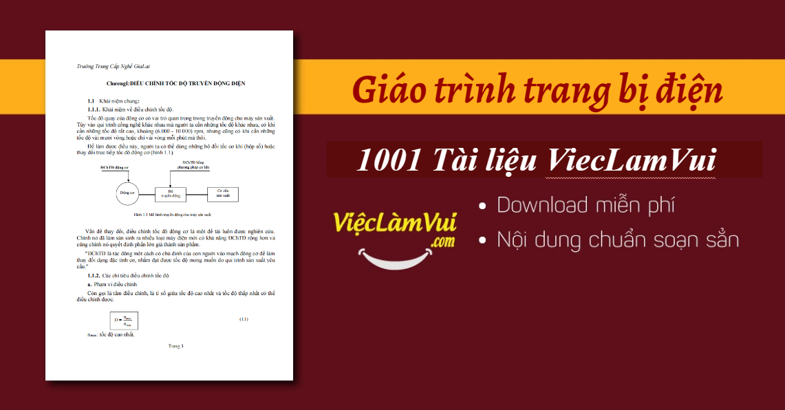 Download giáo trình trang bị điện PDF