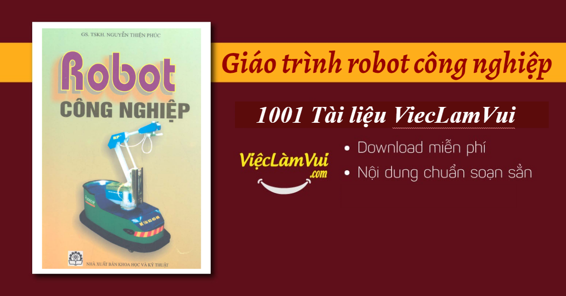 Giáo trình robot công nghiệp PDF