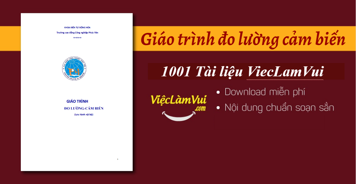 Giáo trình đo lường cảm biến PDF