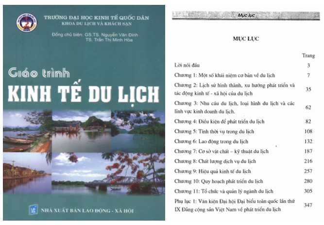 Giáo trình kinh tế du lịch PDF