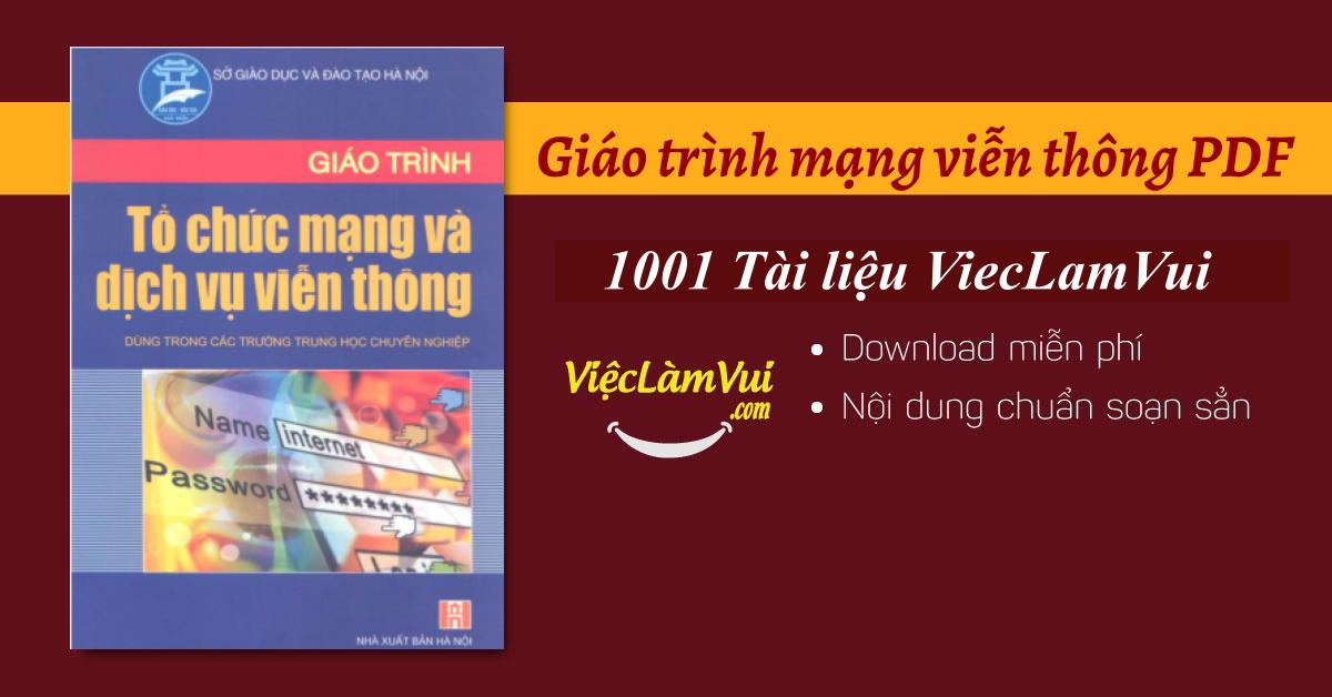 Giáo trình mạng viễn thông PDF